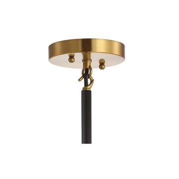 Caleb 28" Brass Cluster Pendant